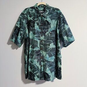 RIX - Green Banana Print Aloha Shirt